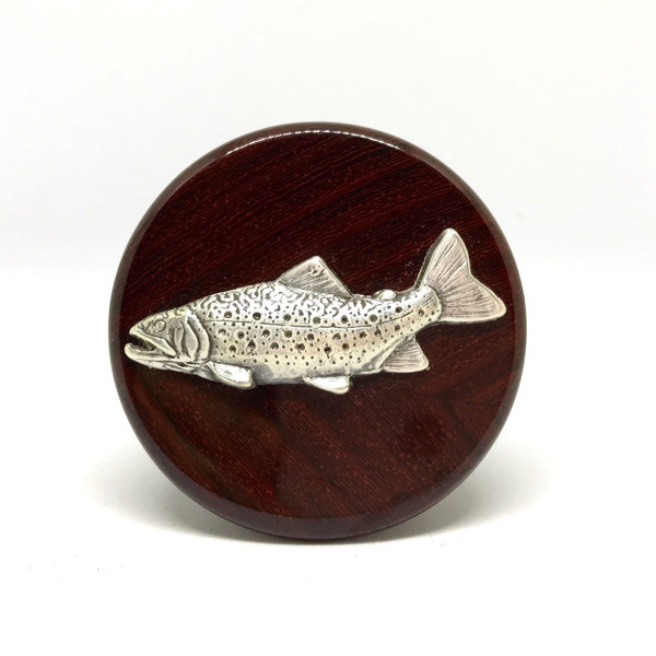 Cigar Cutters by Jim Trout Fishing Wine Stopper, Rosewood Wine Bottle